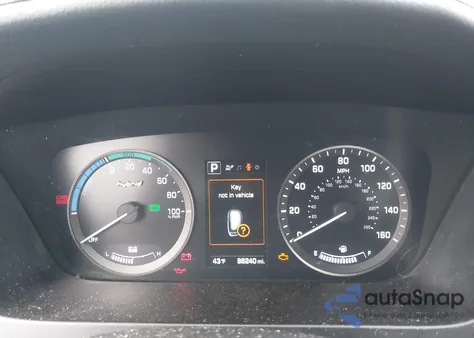 2016 Hyundai Sonata Hybrid Se из США, поврежденный, VIN KMHE24L19GA037320